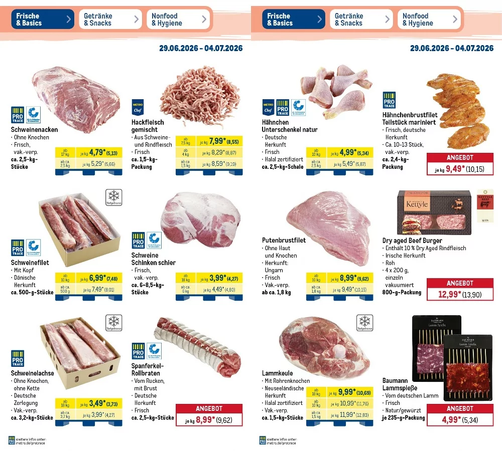 Metro Prospekt Food-Nonfood Aktuell ab 27.07.2026 | Nächste Woche Online Blättern 3 METRO prospekt juni 29 juli 4 3