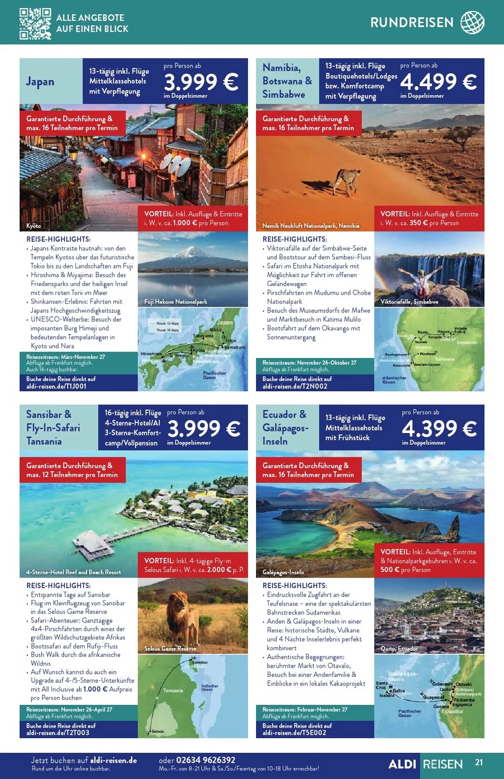 aldi nord prospekt juli reisen 21
