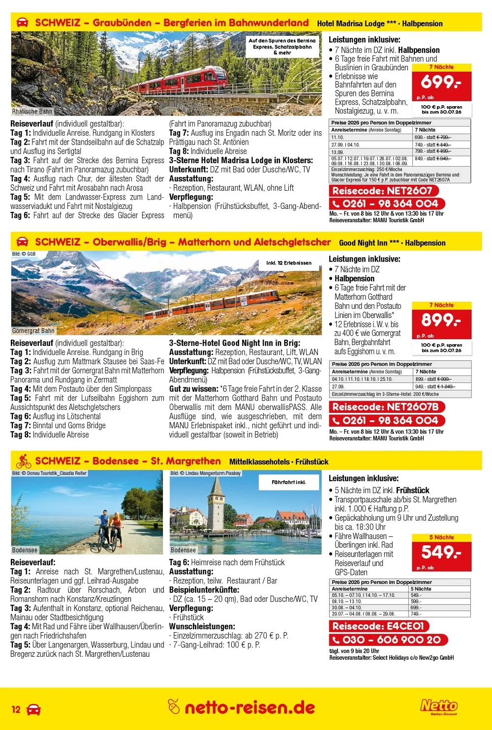 netto marken prospekt reisen prospekt juli 12