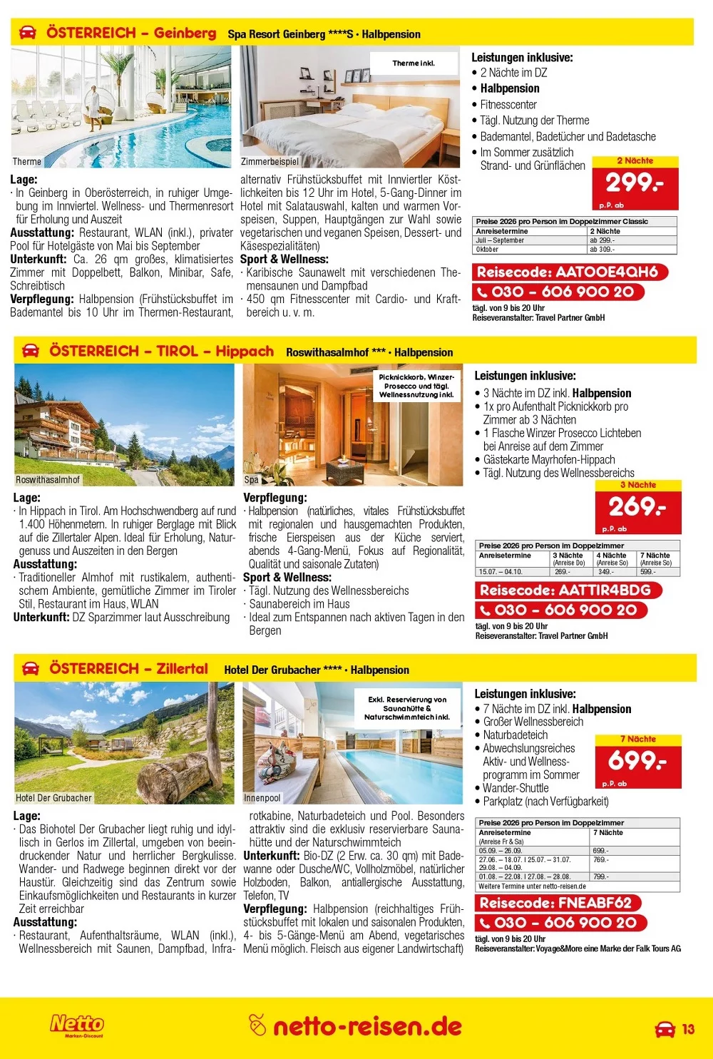 netto marken prospekt reisen prospekt juli 13