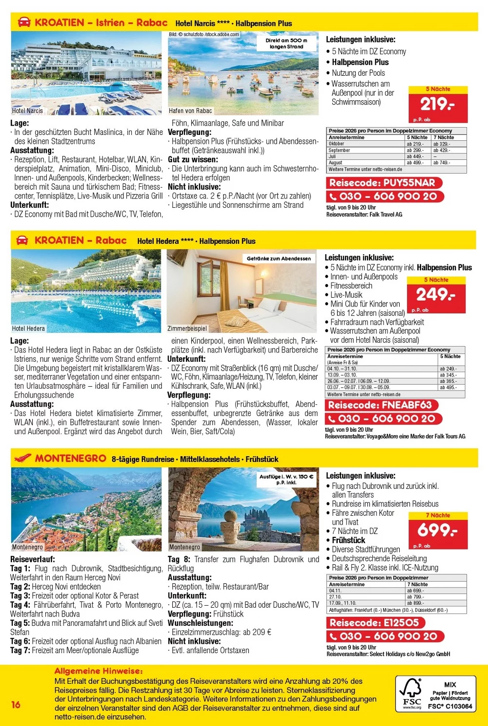 netto marken prospekt reisen prospekt juli 16