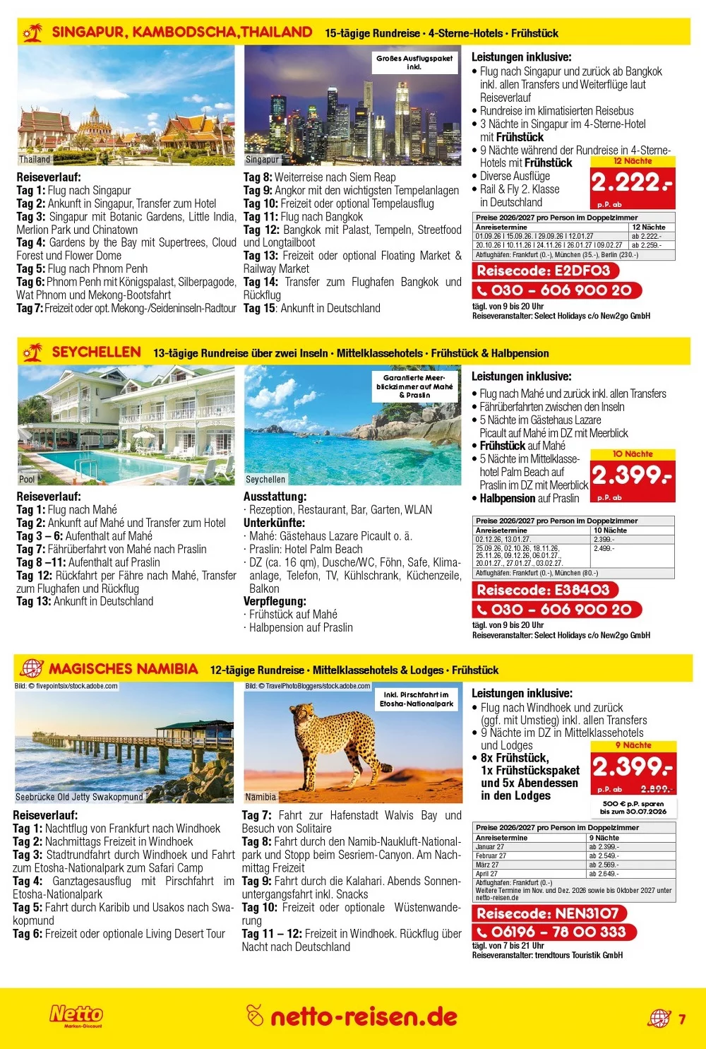 netto marken prospekt reisen prospekt juli 7