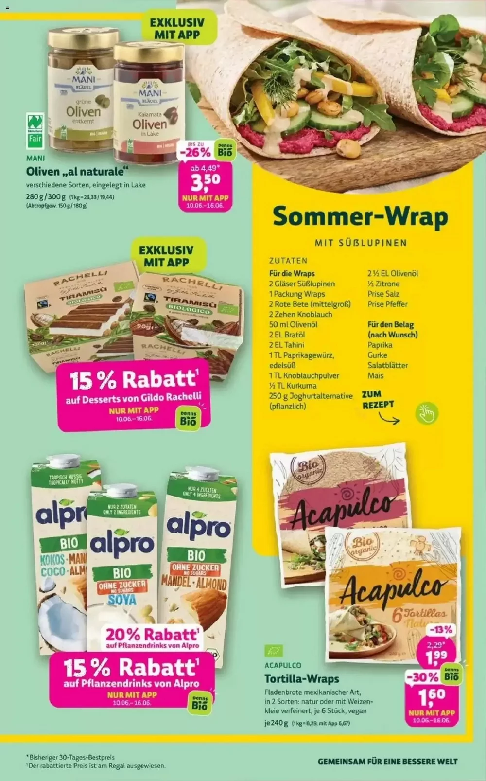 Denn's Biomarkt Prospekt Aktuell ab 03.06.2026 | Nächste Woche Online Blättern 3 denns biomarkt prospekt kw 23 24 3