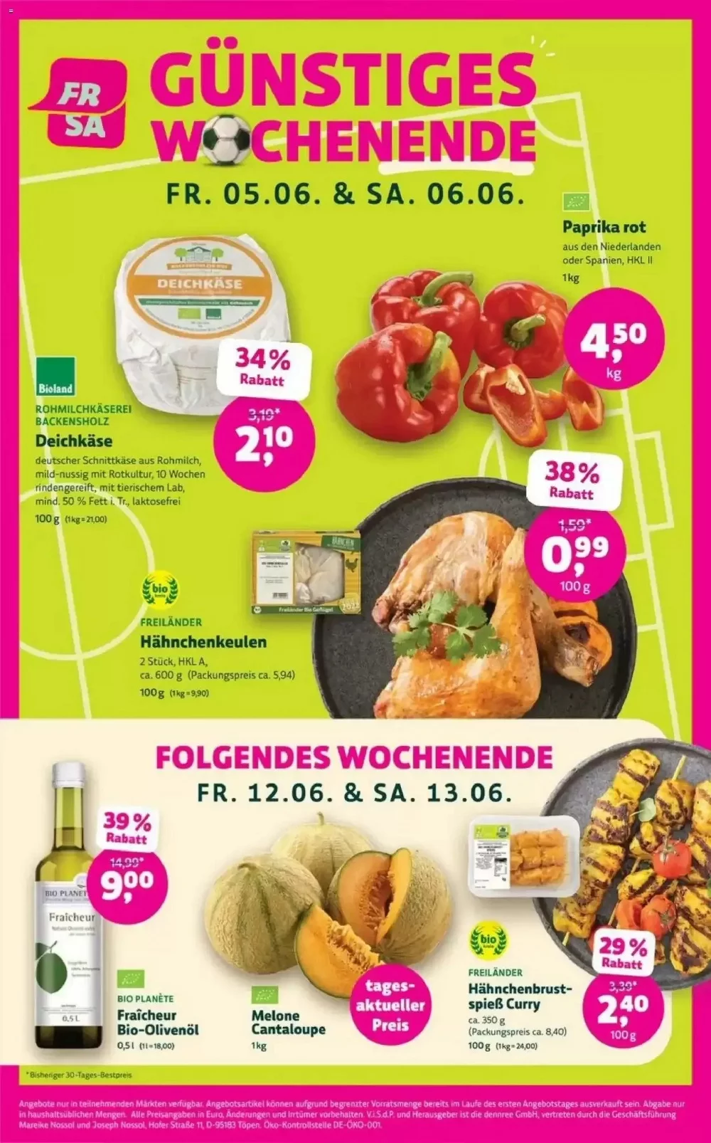 Denn's Biomarkt Prospekt Aktuell ab 03.06.2026 | Nächste Woche Online Blättern 4 denns biomarkt prospekt kw 23 24 4