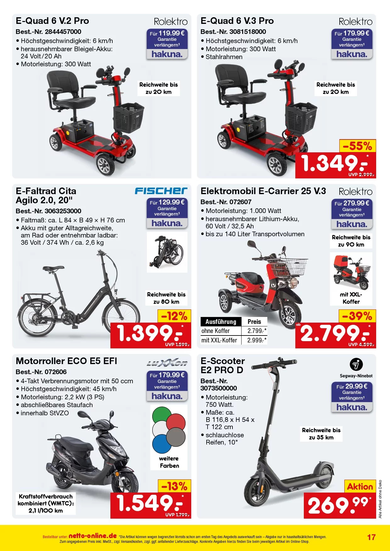 netto marken prospekt bestellmagazin juli 17