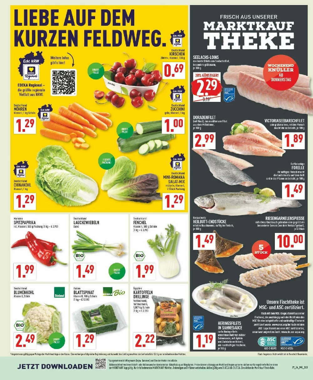 Marktkauf Prospekt Aktuell ab 27.07.2026 | Nächste Woche Online Blättern 3 Marktkauf prospekt juli 13 18 3
