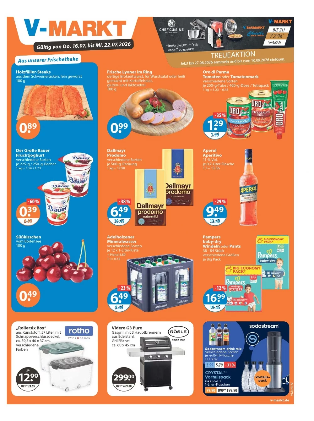 V-Markt Prospekt Aktuell ab 30.07.2026 | Nächste Woche Online Blättern 1 v markt prospekt kw-29