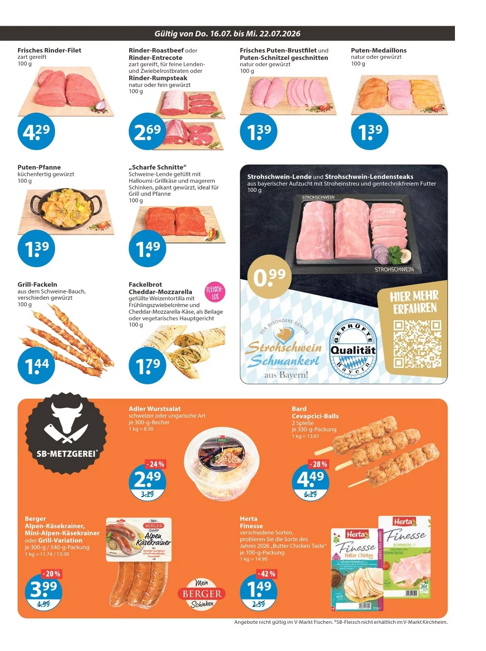 V-Markt Prospekt Aktuell ab 30.07.2026 | Nächste Woche Online Blättern 3 V Markt prospekt juli 16 22 3