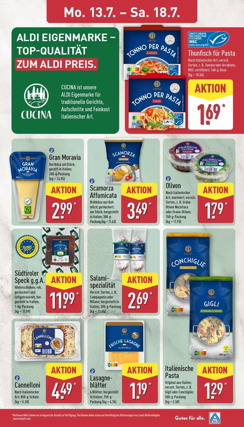 aldi nord prospekt juli 13 18 11