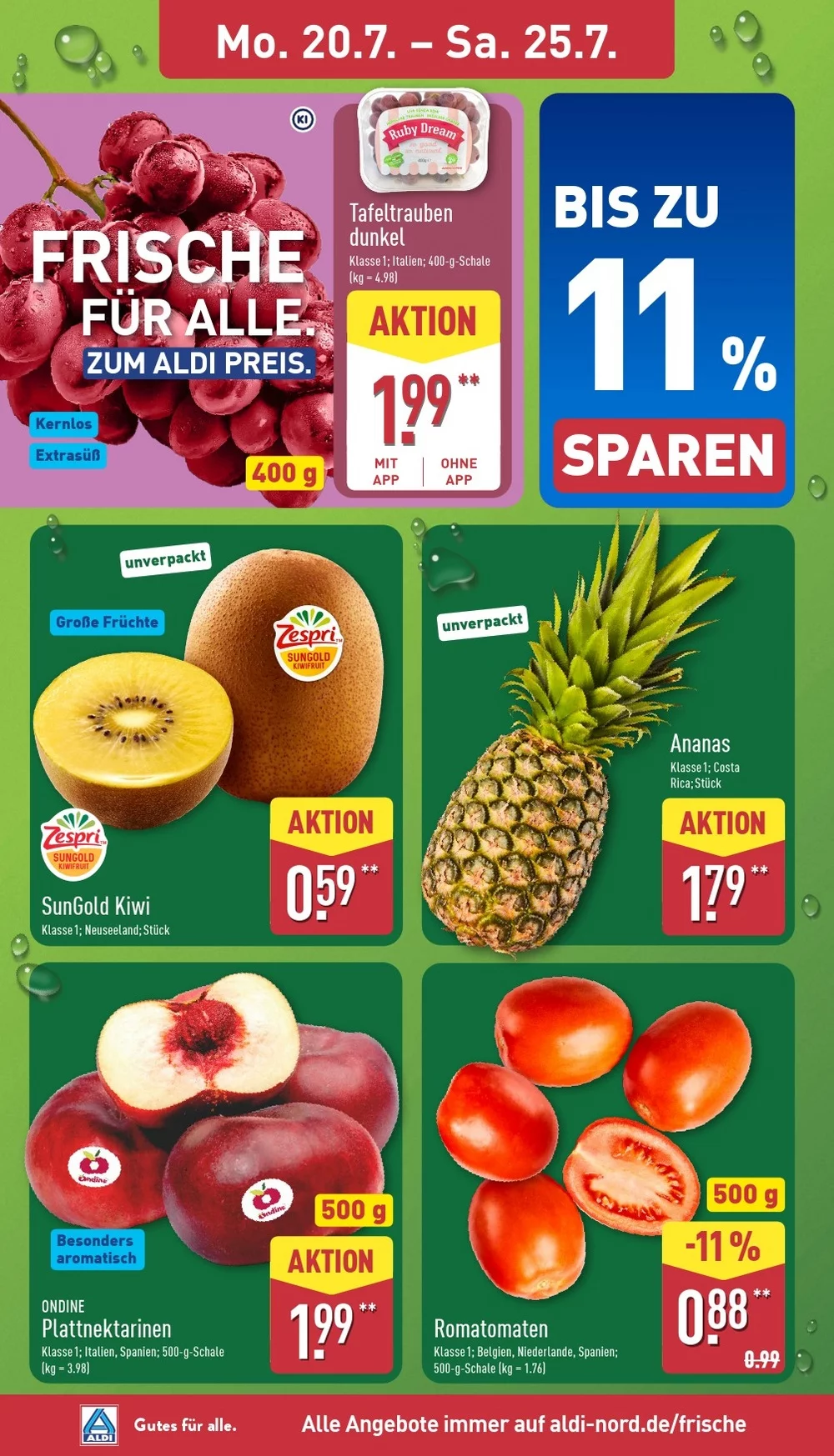 Aldi Nord Prospekt Aktuell ab 20.07.2026 | Nächste Woche Online Blättern 2 aldi nord prospekt juli 20 26 2