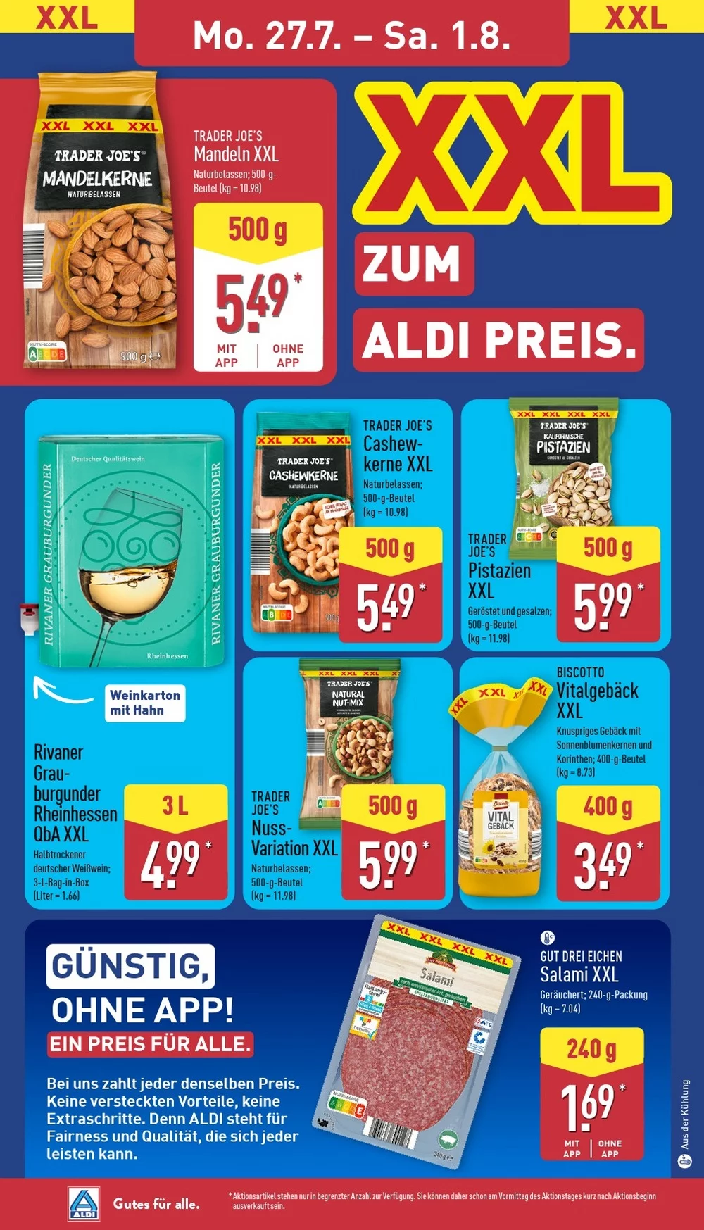 aldi nord prospekt juli 27 august 1 14