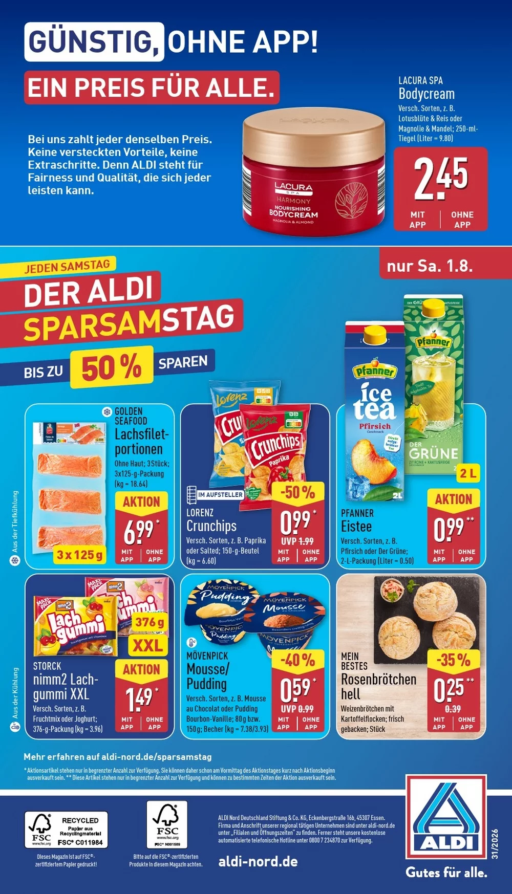 aldi nord prospekt juli 27 august 1 38