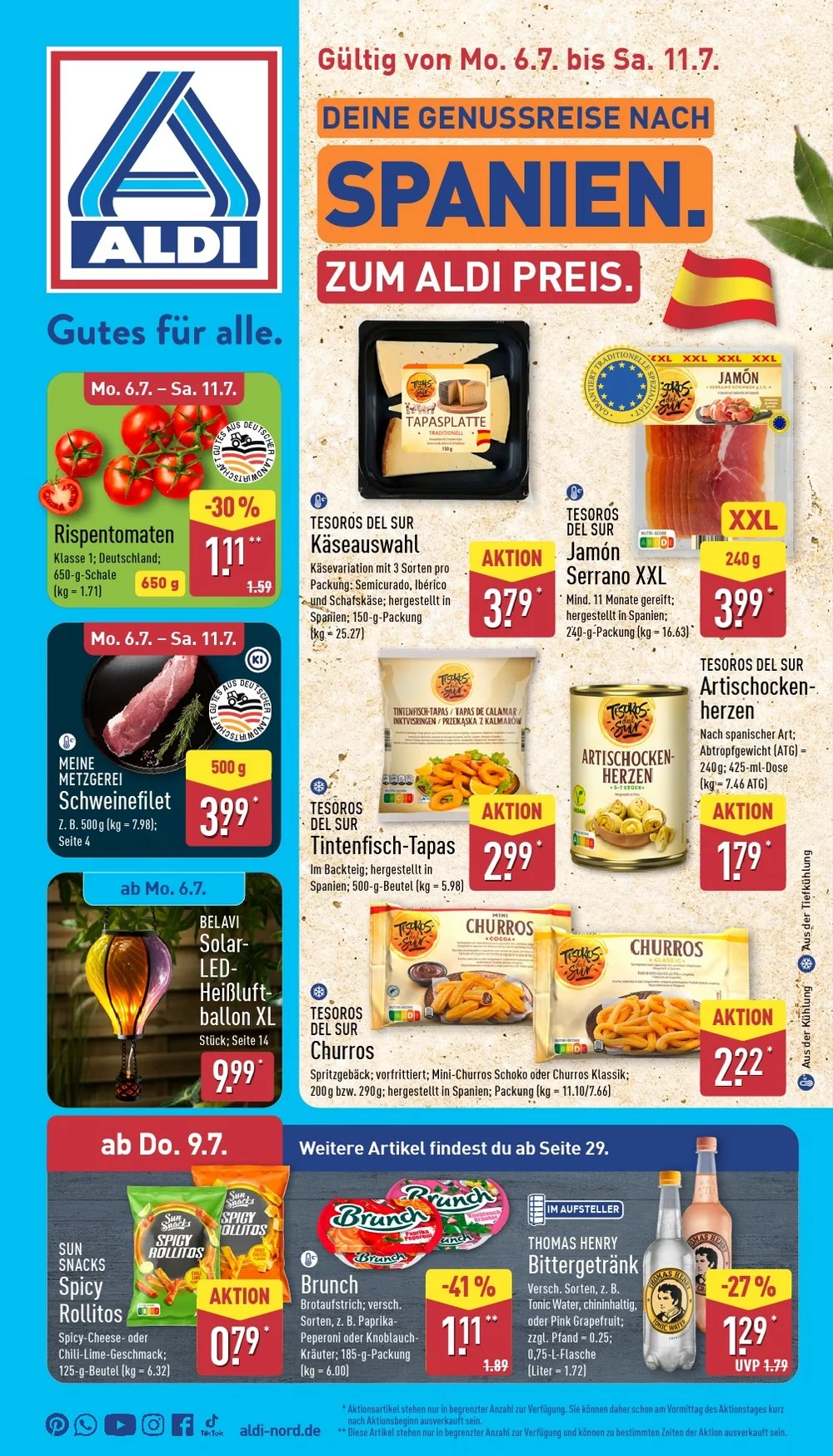 Aldi Nord Prospekt Aktuell ab 27.07.2026 | Nächste Woche Online Blättern 1 aldi nord prospekt kw-28
