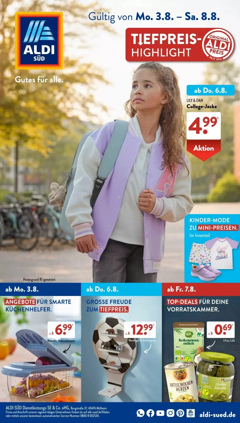 Aldi Süd Prospekt Aktuell ab 03.08.2026 | Nächste Woche Online Blättern 1 aldi süd prospekt kw-31