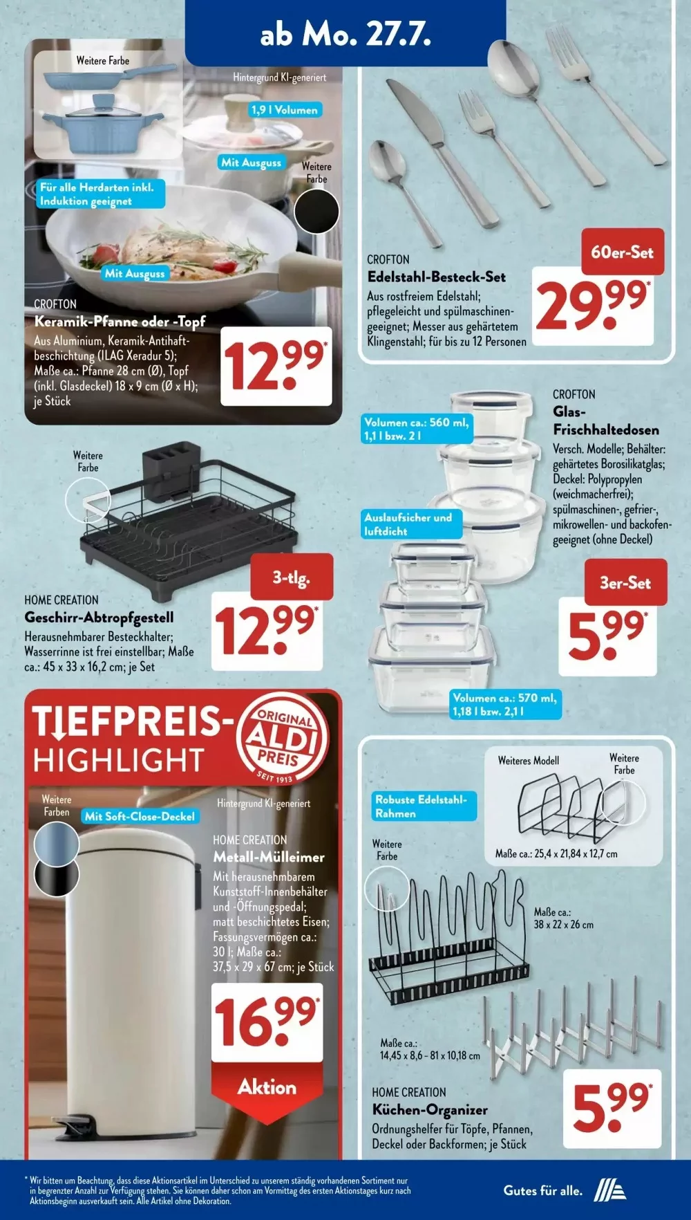 Aldi Süd Prospekt Aktuell ab 27.07.2026 | Nächste Woche Online Blättern 4 aldi sud prospekt juli 27 august 1 4