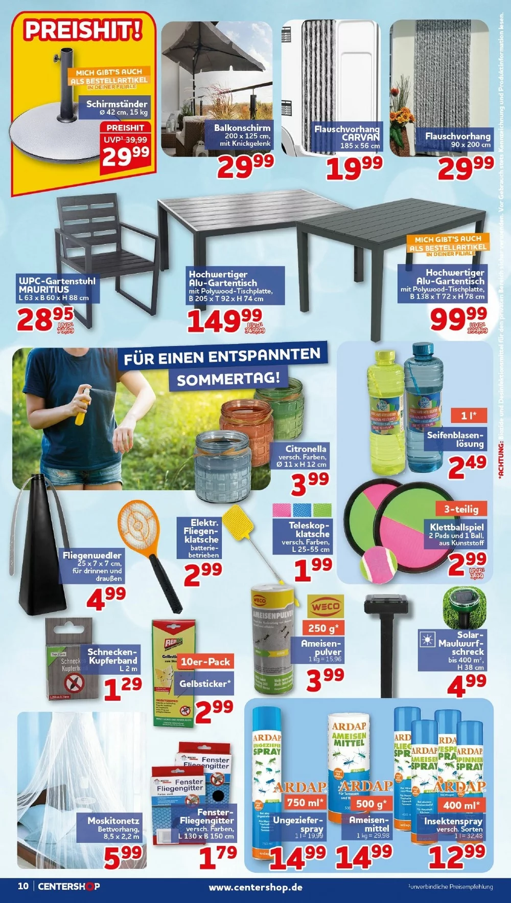 center shop prospekt juli 13 18 10