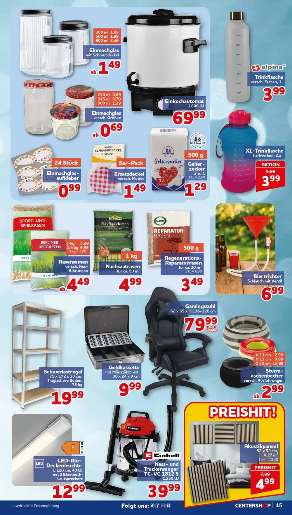 center shop prospekt juli 13 18 15