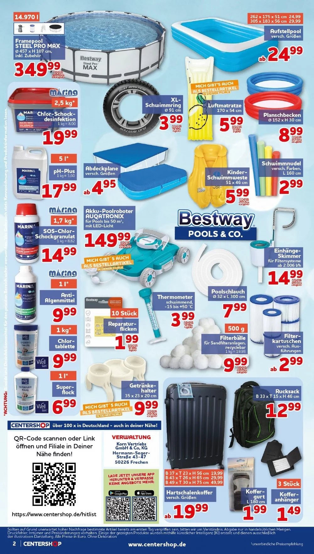 Centershop Prospekt Aktuell ab 27.07.2026 | Nächste Woche Online Blättern 2 center shop prospekt juli 13 18 2