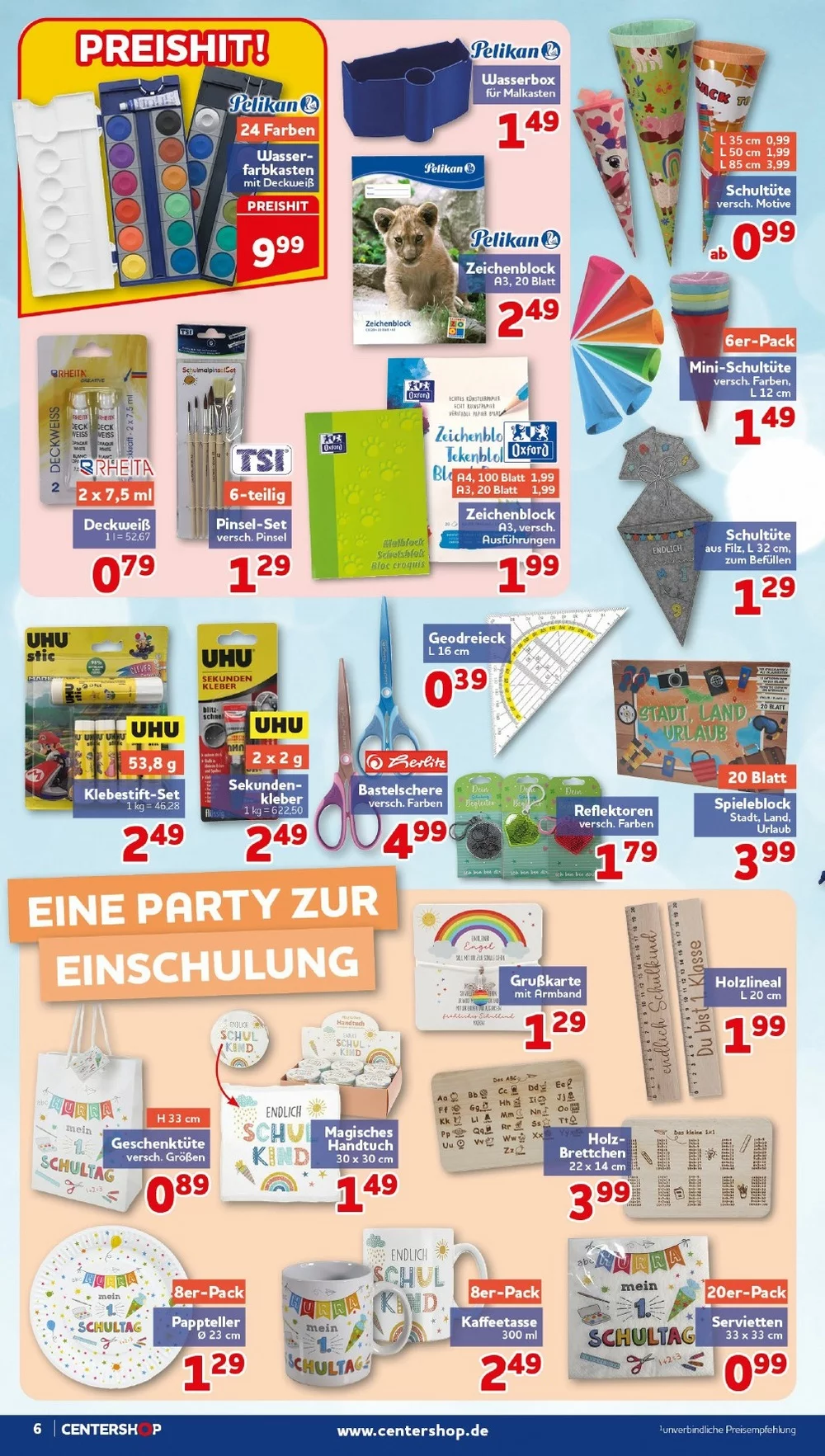 center shop prospekt juli 13 18 6