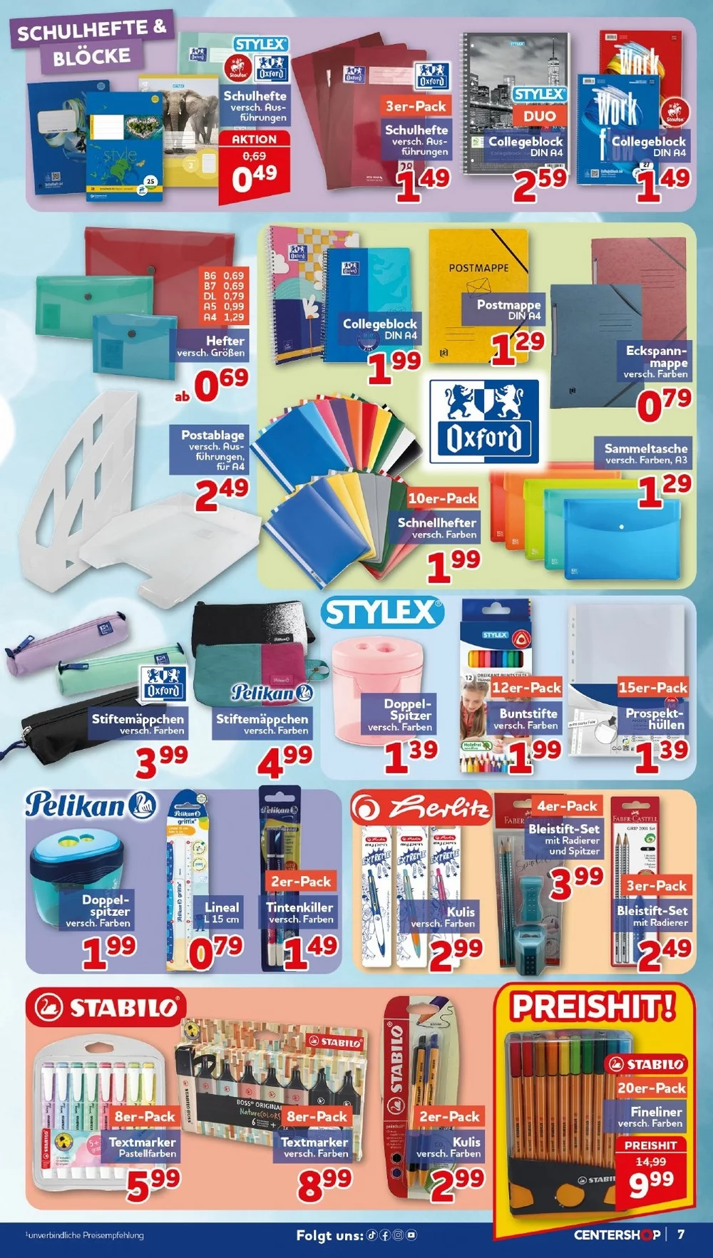 center shop prospekt juli 13 18 7