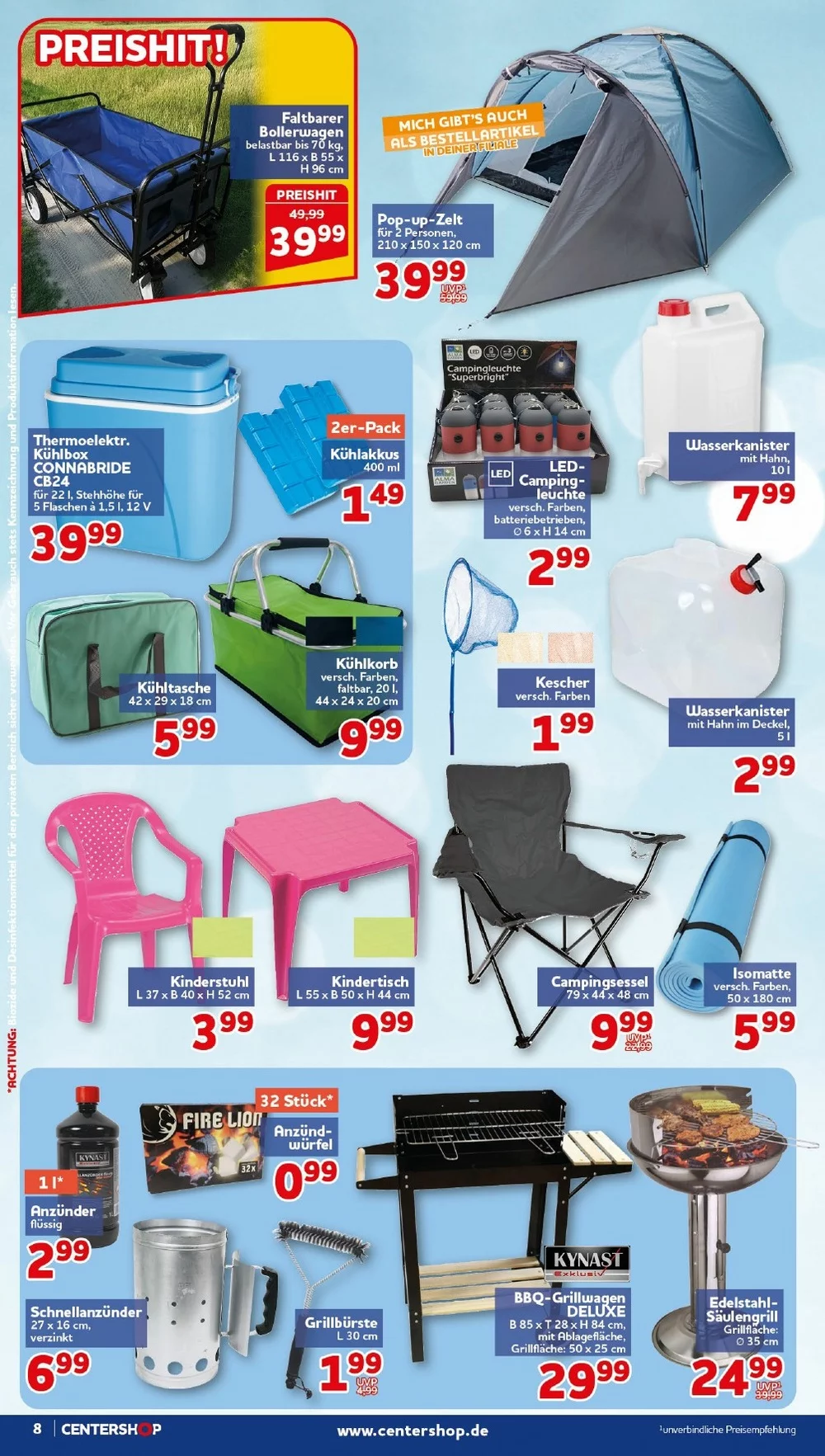 center shop prospekt juli 13 18 8