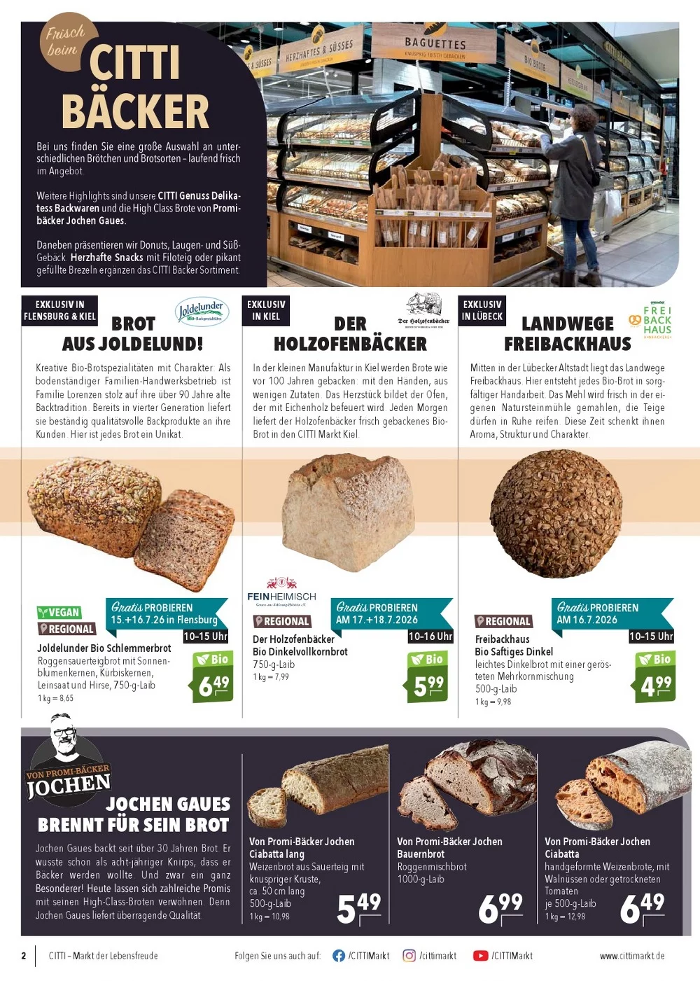 CITTI Markt Prospekt Aktuell ab 29.07.2026 | Nächste Woche Online Blättern 2 citti prospekt juli 15 21 2