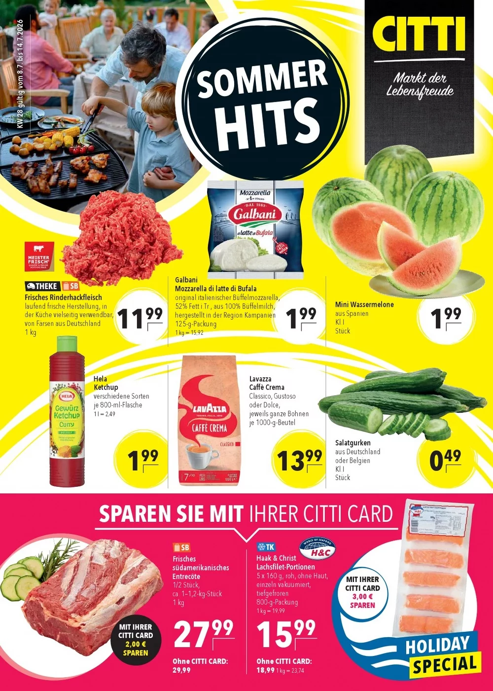 CITTI Markt Prospekt Aktuell ab 22.07.2026 | Nächste Woche Online Blättern 1 citti markt prospekt kw-29