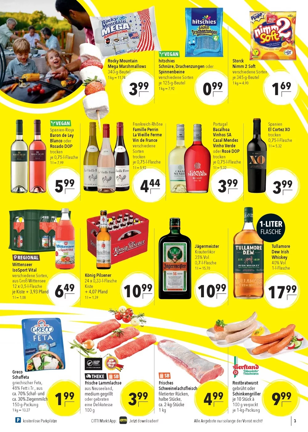 CITTI Markt Prospekt Aktuell ab 22.07.2026 | Nächste Woche Online Blättern 3 citti prospekt juli 8 14 3