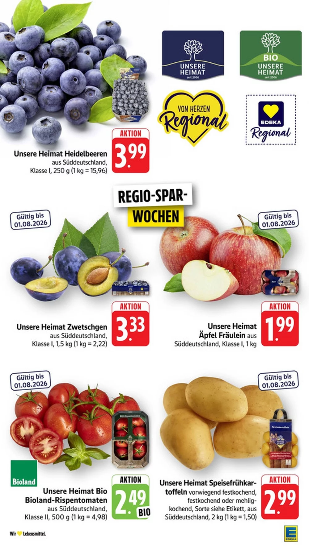 Edeka Südwest Prospekt Aktuell ab 20.07.2026 | Nächste Woche Online Blättern 4 edeka sudwest prospekt juli 6 11 4