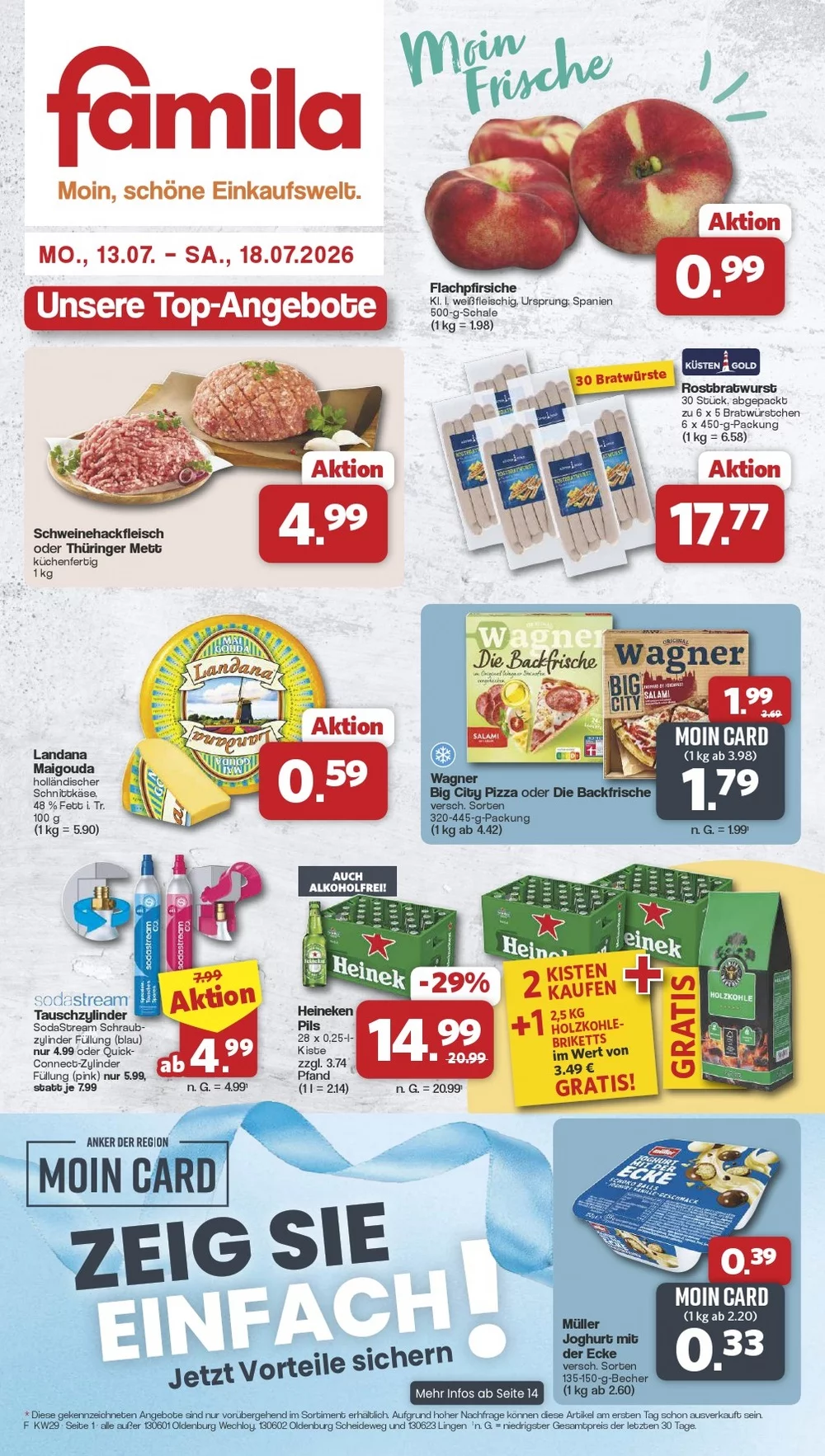 Famila Prospekt ab 27.07.2026 | Nächste Woche Online Blättern 1 famila prospekt kw-29