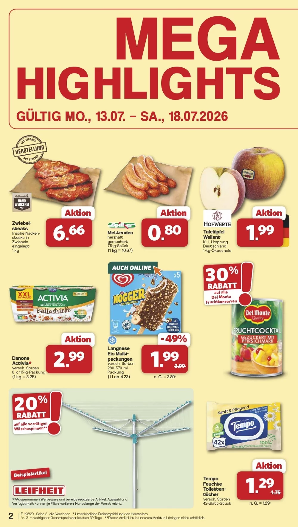 Famila Prospekt ab 27.07.2026 | Nächste Woche Online Blättern 2 famila prospekt juli 13 18 2