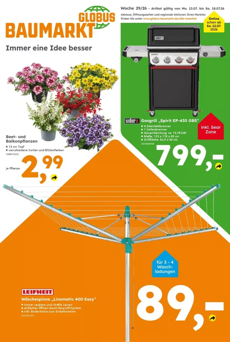 globus baumarkt prospekt kw-29 neu