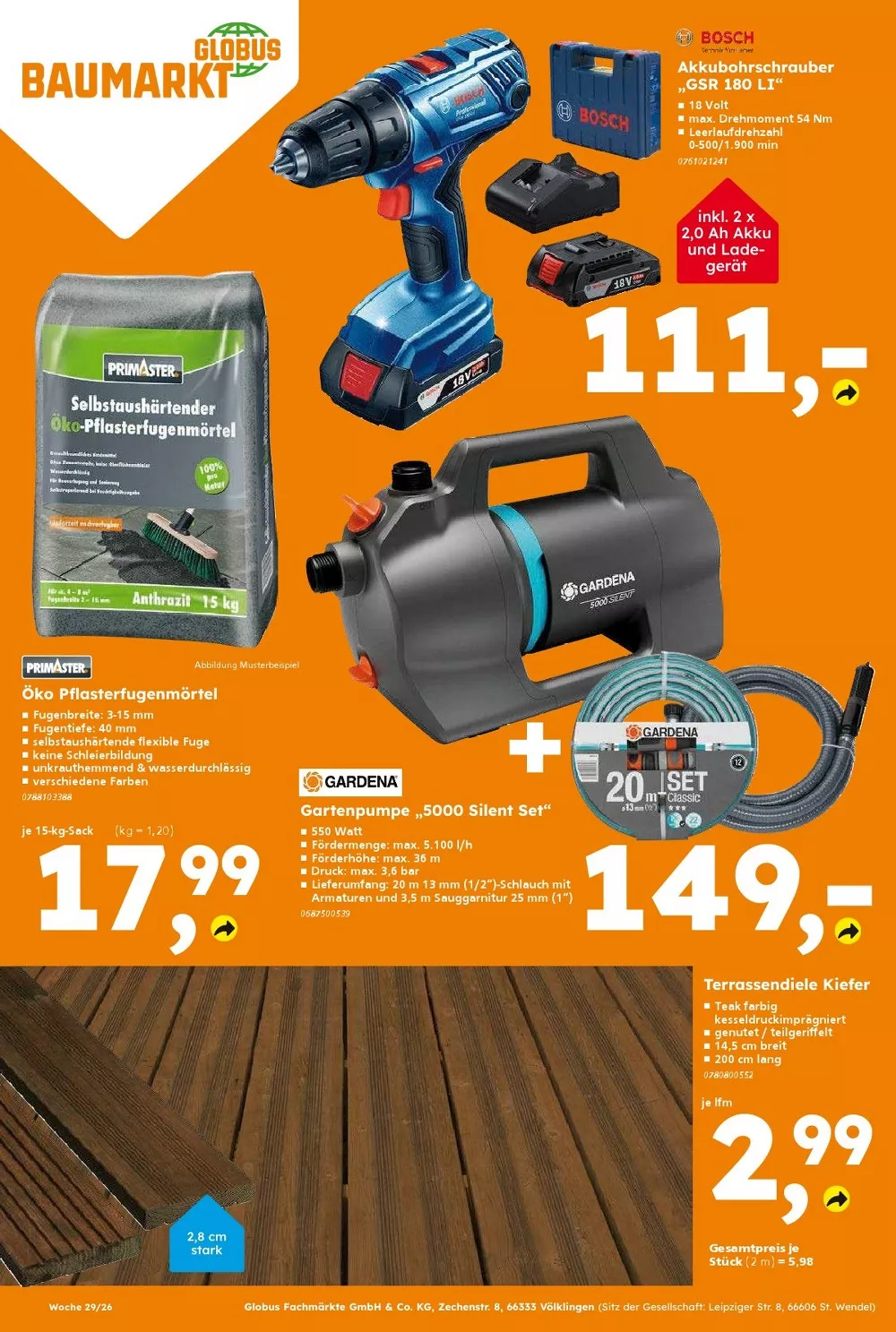 globus baumarkt prospekt juli 13 18 12