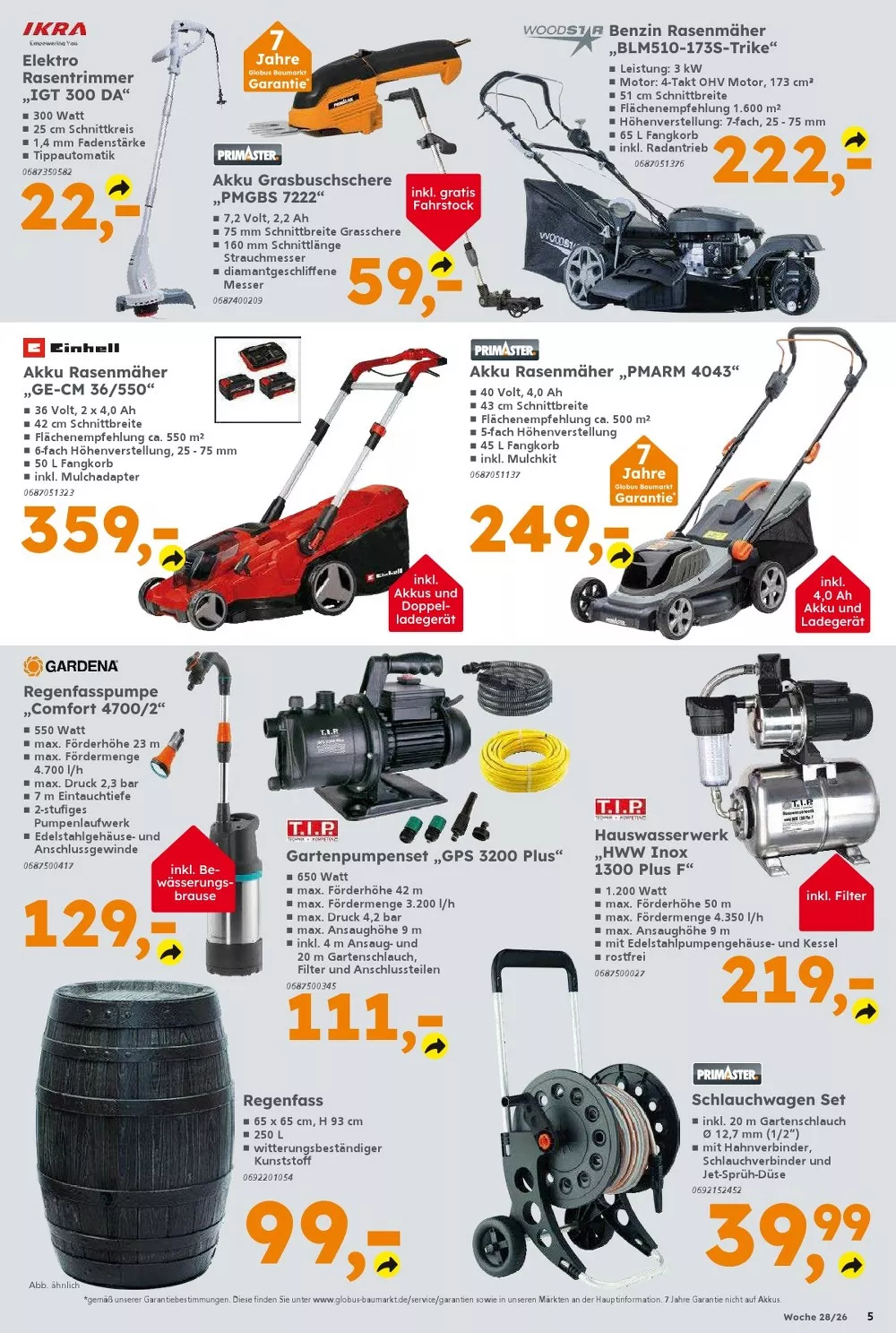 globus baumarkt prospekt kw 28 5