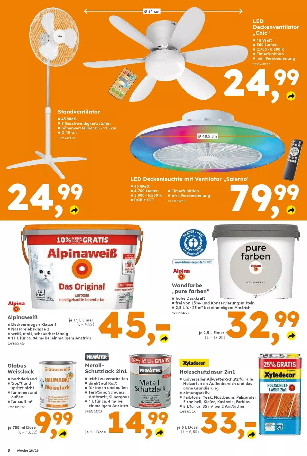 globus baumarkt prospekt kw 28 8