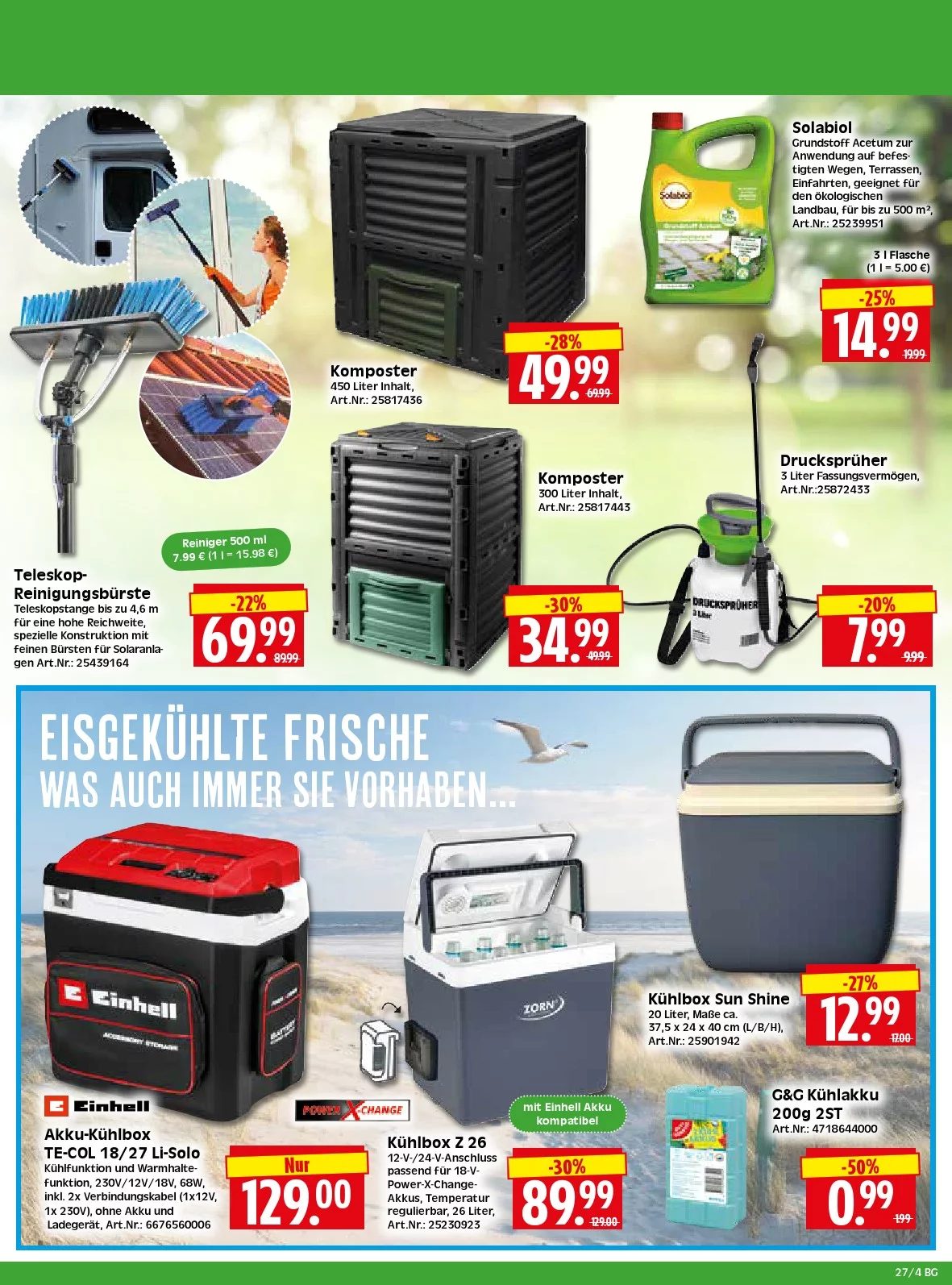 Herkules Baumarkt Prospekt Aktuell ab 27.07.2026 | Nächste Woche Online Blättern 4 herkules baumarkt juni 29 juli 4 4
