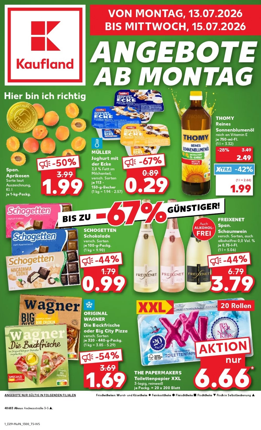 Kaufland Prospekt Wochenstart Aktuell ab 27.07.2026 | Nächste Woche Online Blättern 1 kaufland prospekt kw-29