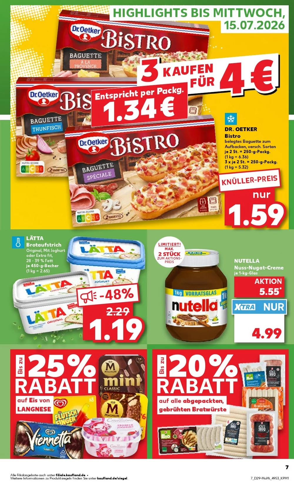 kaufland prospekt juli 13 18 7