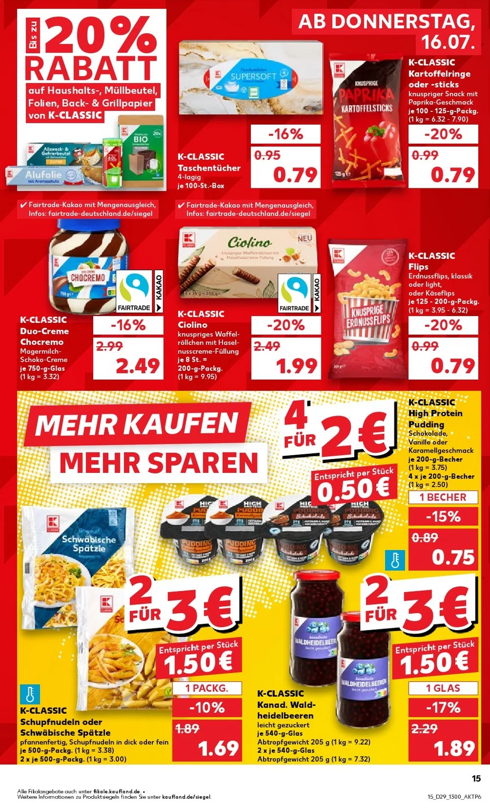 kaufland prospekt juli 16 22 15
