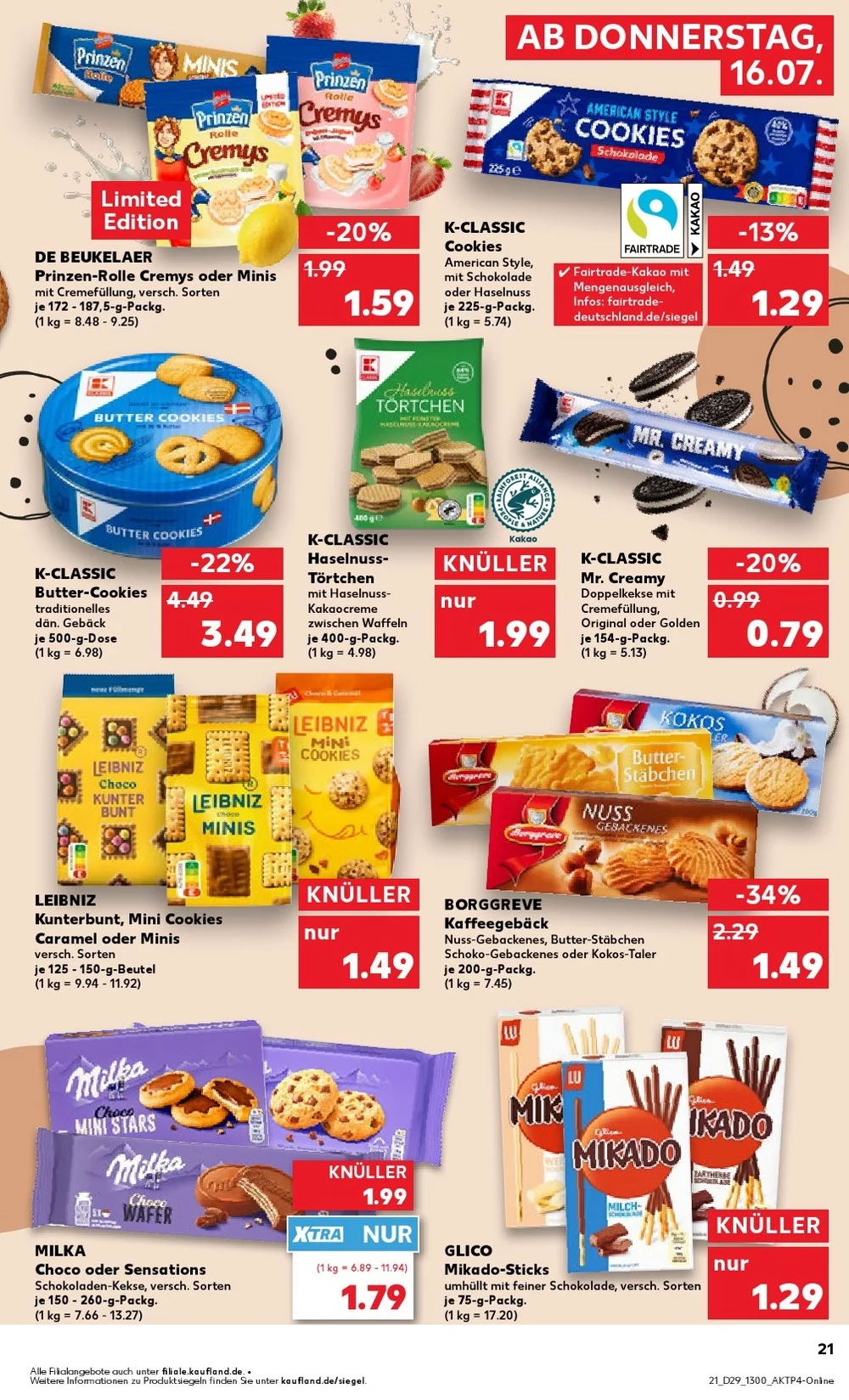 kaufland prospekt juli 16 22 21