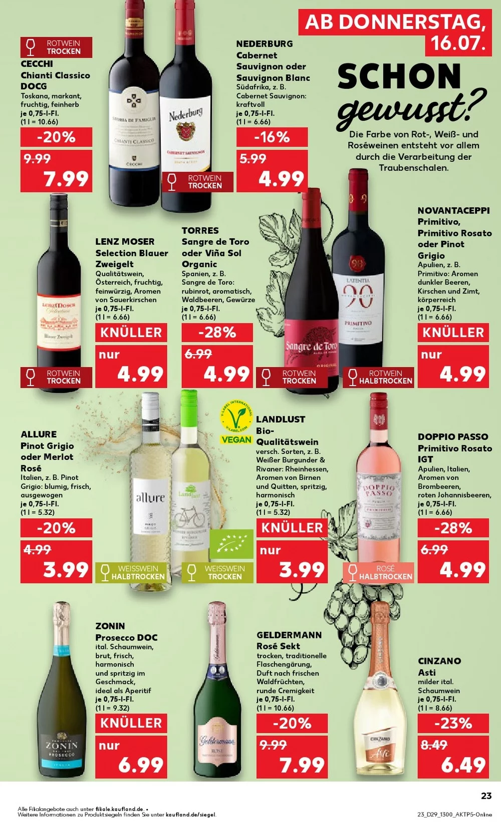 kaufland prospekt juli 16 22 23