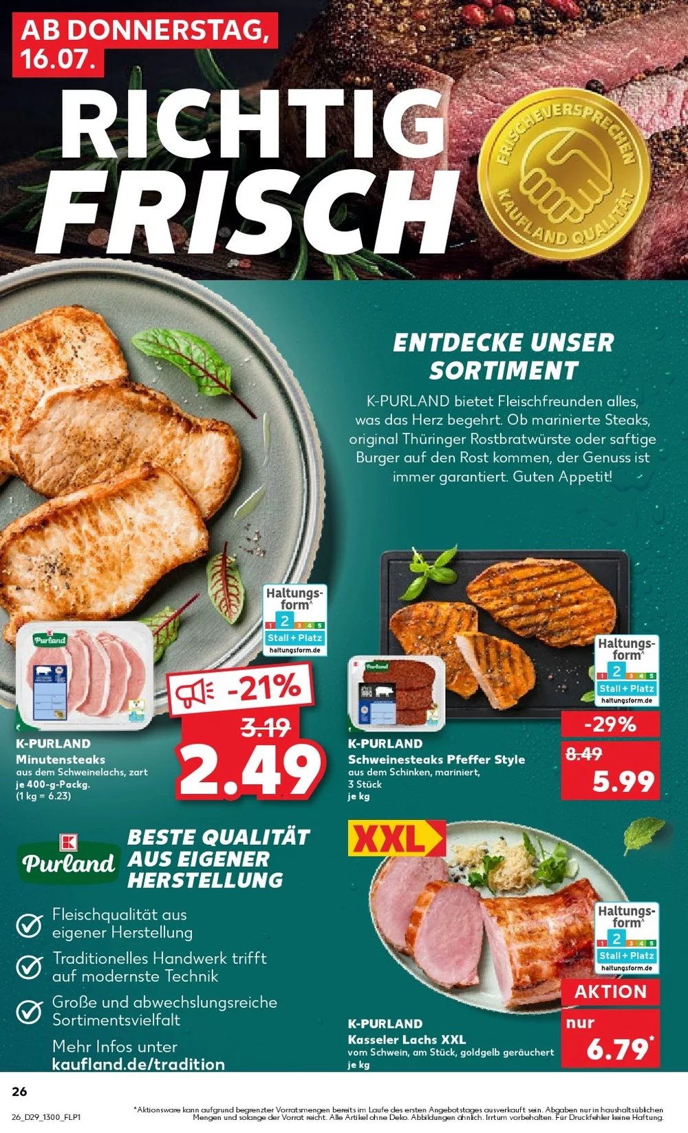 kaufland prospekt juli 16 22 26
