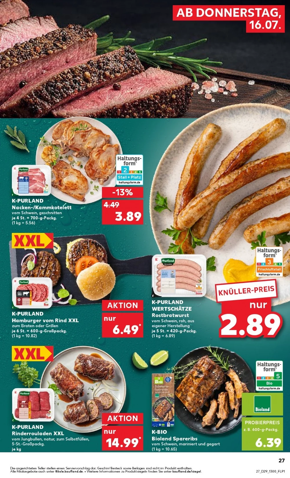 kaufland prospekt juli 16 22 27