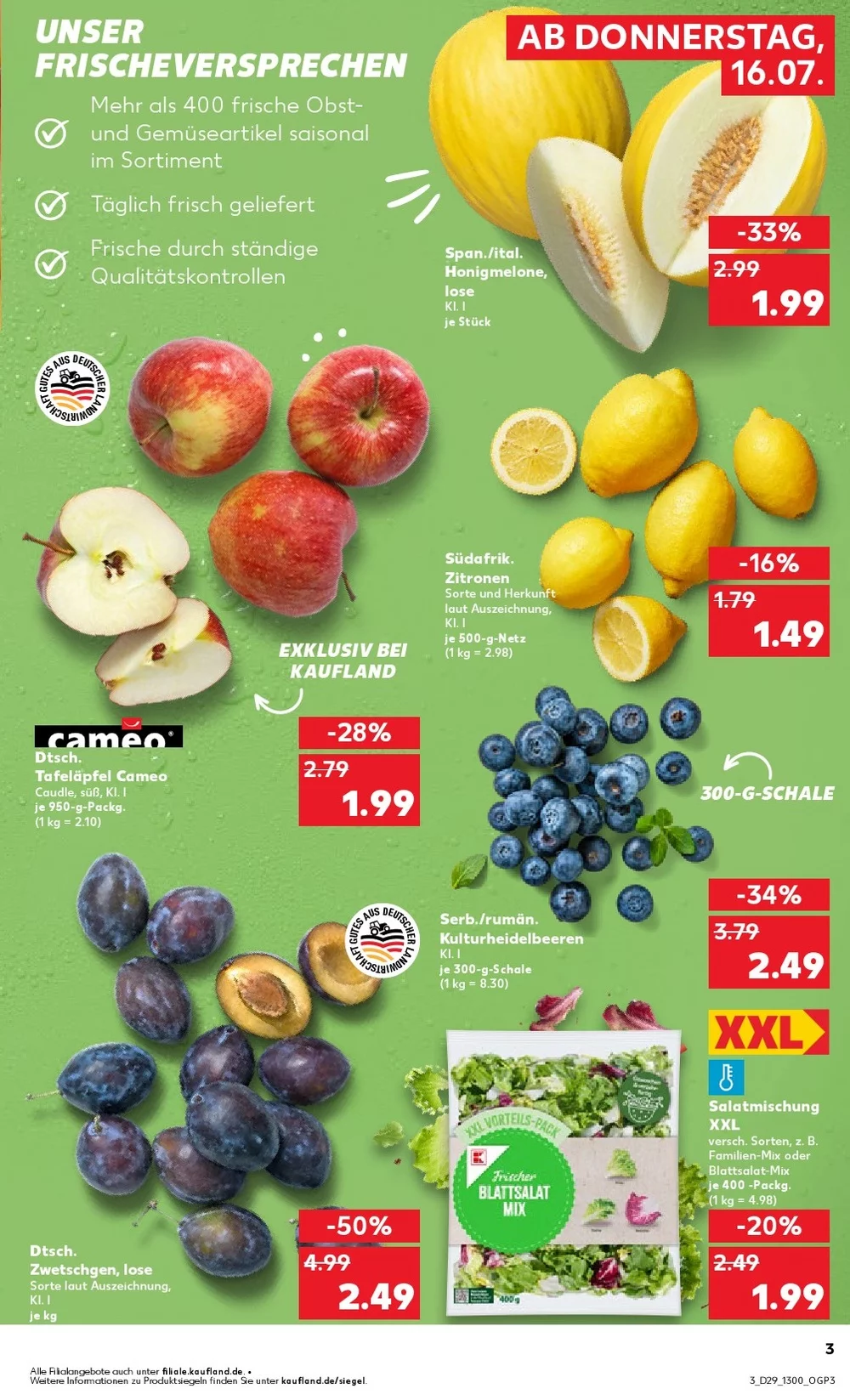Kaufland Prospekt Aktuell ab 30.07.2026 | Nächste Woche Online Blättern 3 kaufland prospekt juli 16 22 3
