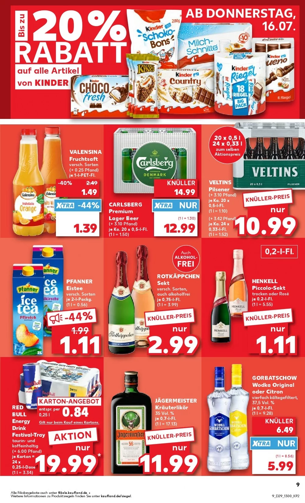kaufland prospekt juli 16 22 9