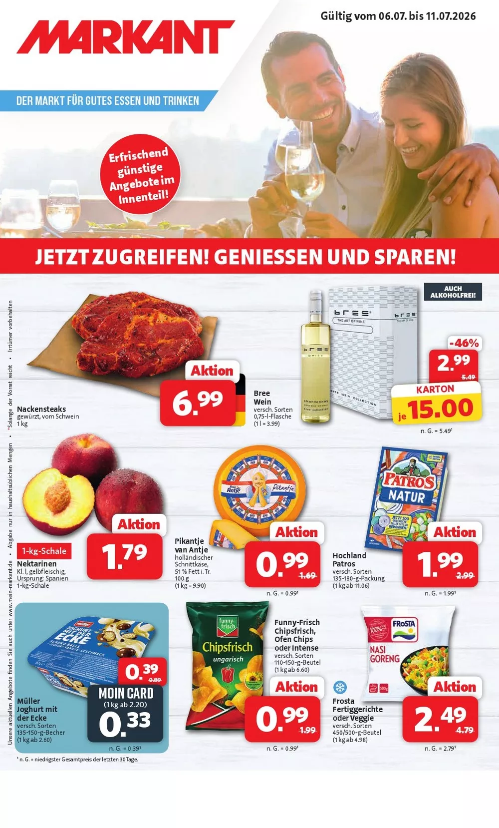 Markant Prospekt Aktuell ab 20.07.2026 | Nächste Woche Online Blättern 1 markant prospekt kw-28 neu