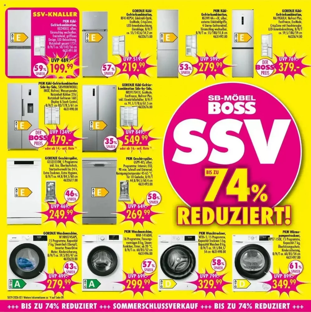 Möbel Boss Prospekt Aktuell ab 25.07.2026 | Nächste Woche Online Blättern 2 mobel boss prospekt juli 11 24 2