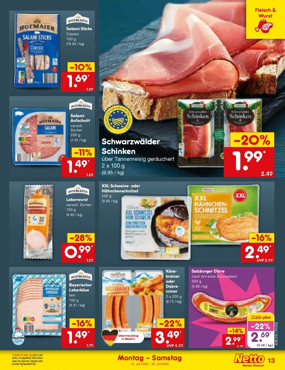 netto marken prospekt juli 13 18 15