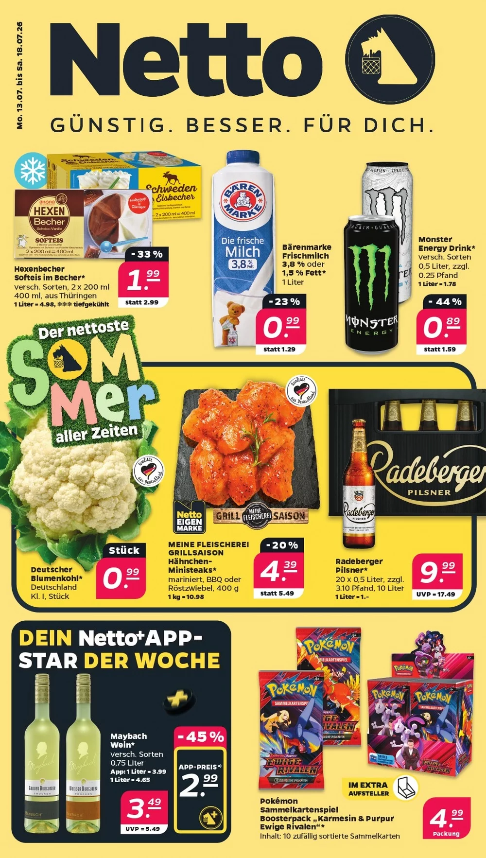Netto Prospekt Aktuell ab 27.07.2026 | Nächste Woche Online Blättern 1 netto prospekt kw-29