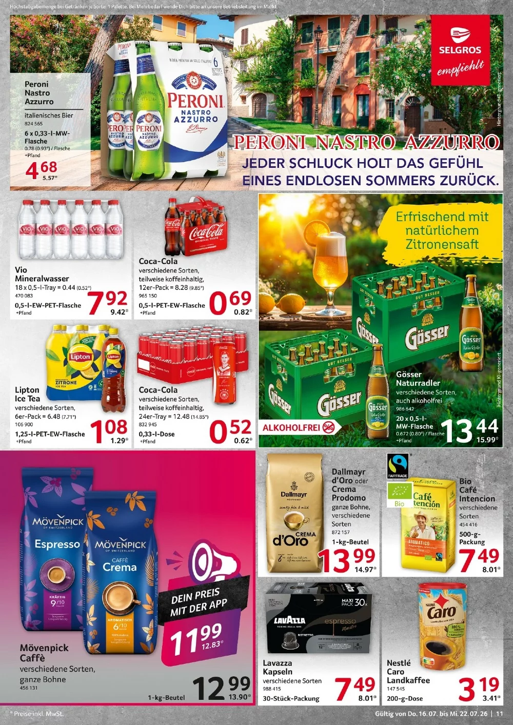 selgros food prospekt juli 16 22 11